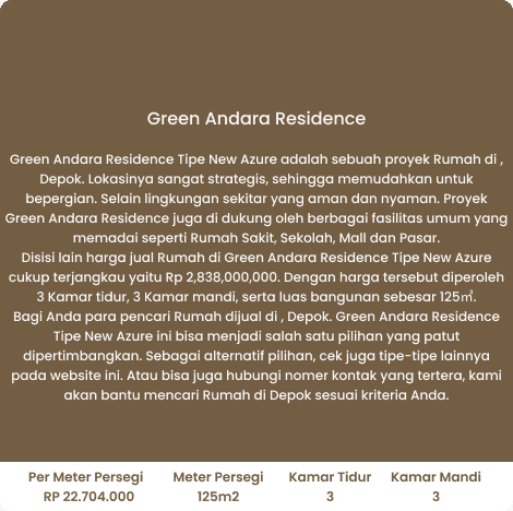 Green Andara Residence